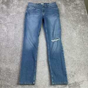 Hudson Blake Jeans Men’s 30X31 Blue Slim Straight Mid-Rise Medium Wash Denim